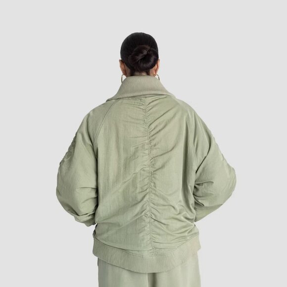 NWT KBB by Kahlana "The Shawl Collar Jacket" Olive Green - Picture 2 of 7